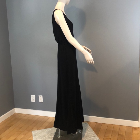 NWT Vince Black Maxi Sleeveless Dress Sz XS - Picture 3 of 8